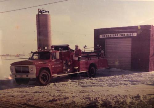 Old Amana Fire Photo